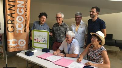 Signature convention territoire vélo